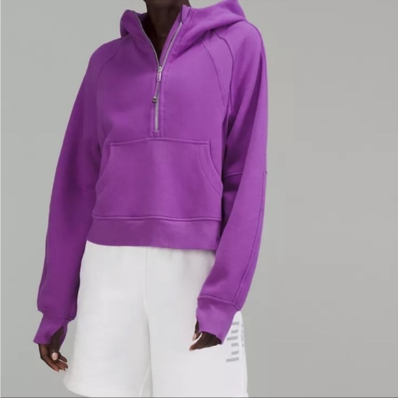 lululemon athletica Jackets & Blazers - LULULEMON SUCBA OVERSIZED HALF ZIP HOODIE/JACKET-MOONLIT MAGENTA-XS/S,M/L,XL/XXL